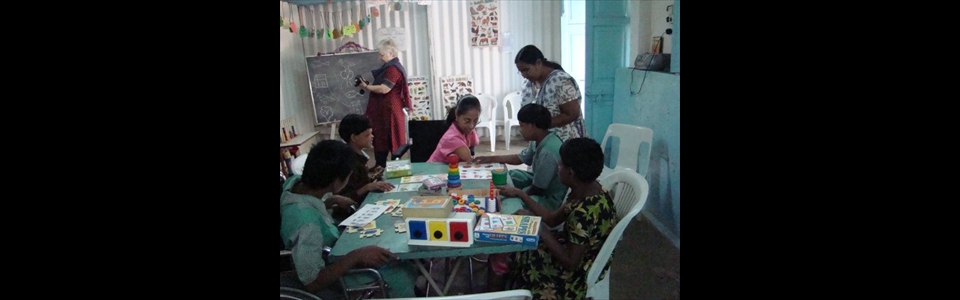working with children with physical disabilties IN RAMABI MUKTI MISSION 2008